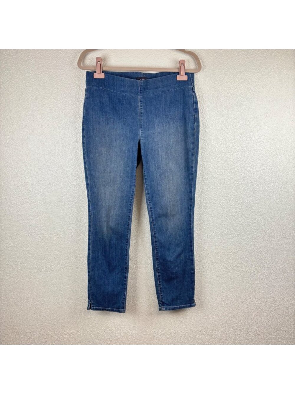 NYDJ 6 Womens Cool Embrace Skinny Jeans Medium Wash Stretch 27" Inseam